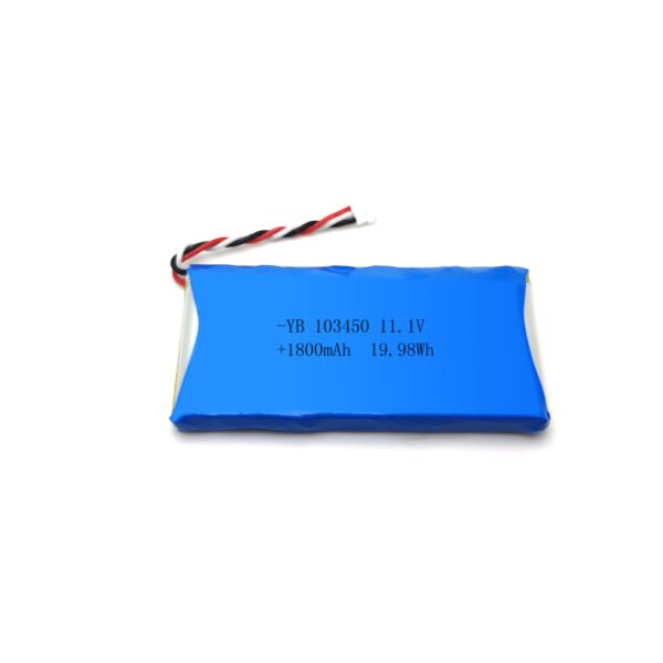 Batería de polímero de litio 3S de 11,1 V y 1800 mAh