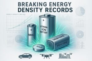 Breaking Energy Density Records: Highest Capacity Lithium-Ion Batteries and Applications