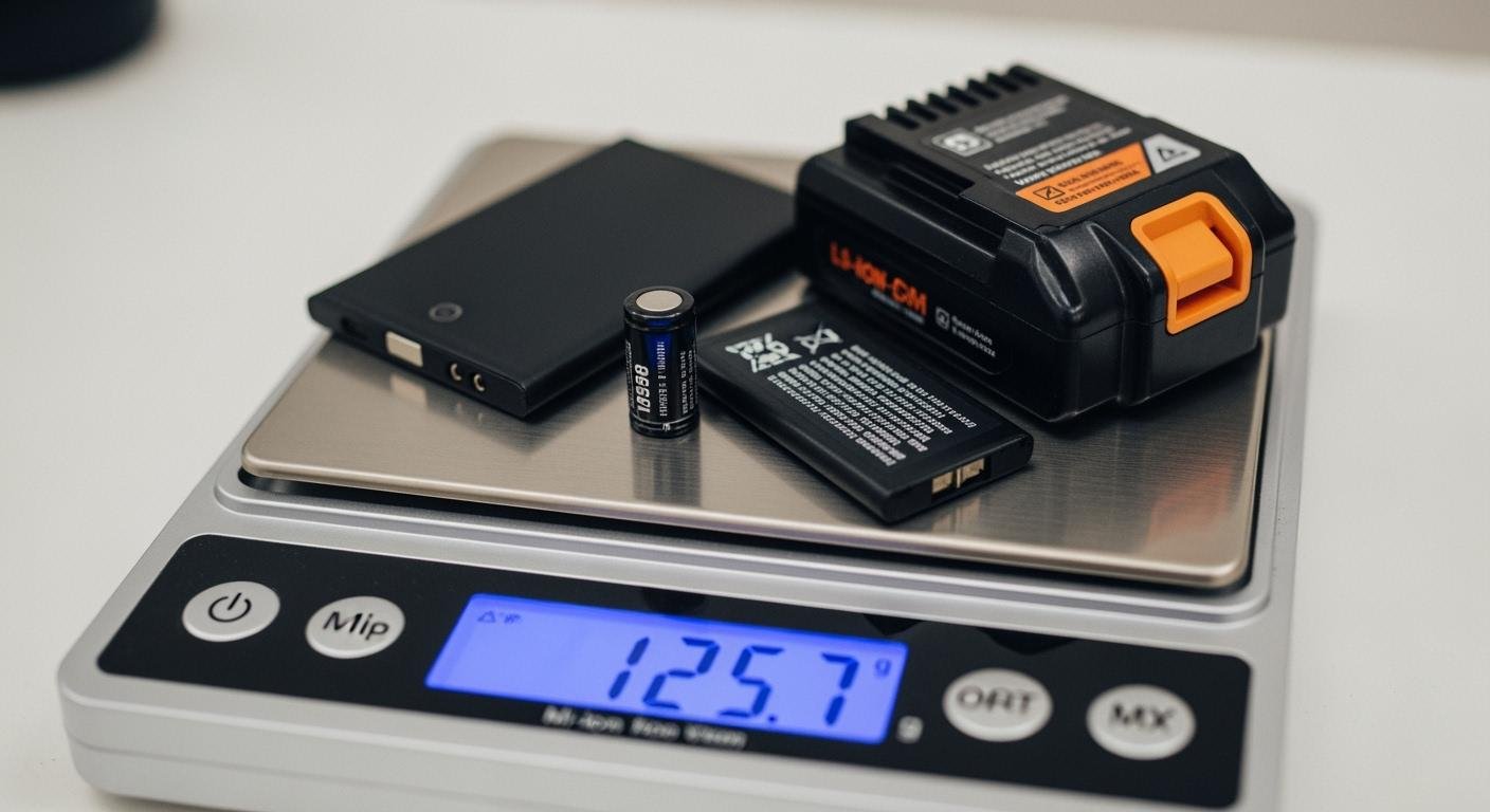 A Guide to the Weight of Li-Ion Batteries
