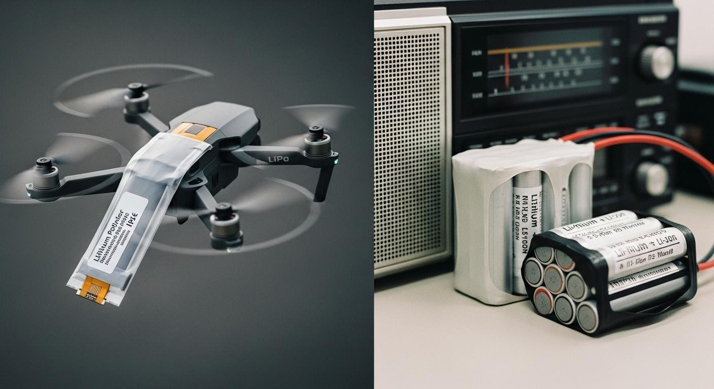 The Edge of LiPo Technology Over Li-Ion Cells