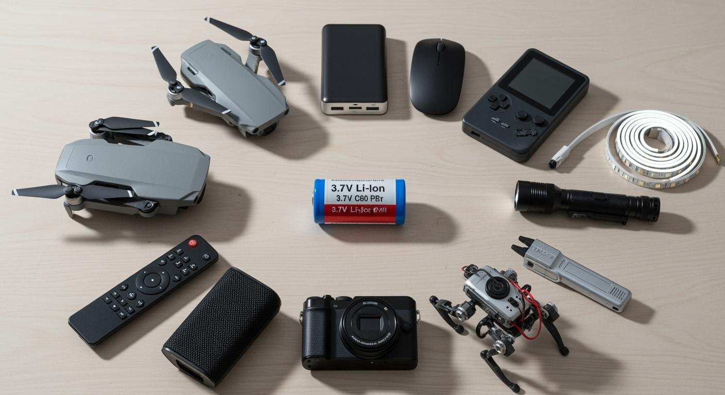 Explore 10 Uses for 3.7V Li-Ion Batteries