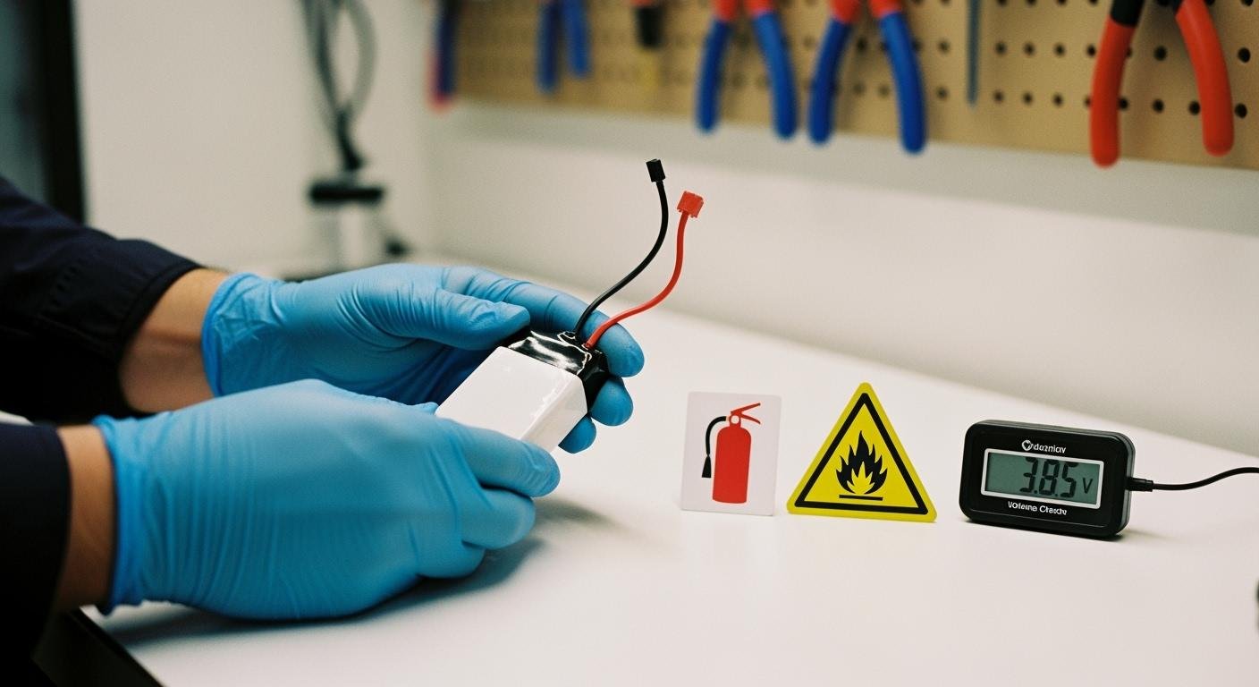 Your guide to lithium polymer batteries safety.