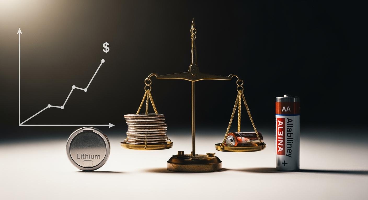 Cost Analysis Lithium vs Alkaline Batteries
