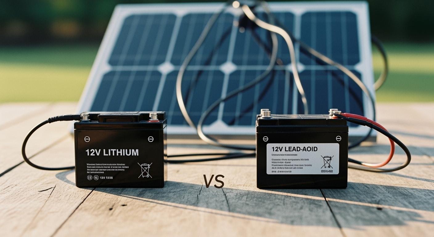 12V Lithium Batteries Versus Lead-Acid for Solar Use